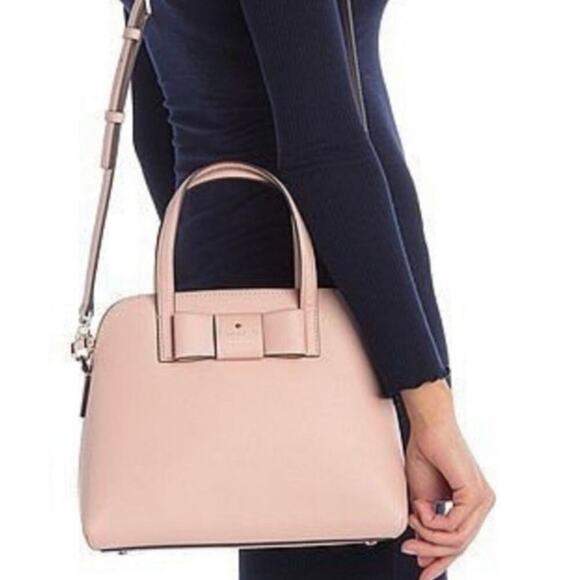 Kate Spade Handbags - Kate Spade Matthews Street Maise Satchel Crossbody Bag in Rosy Cheeks Pink